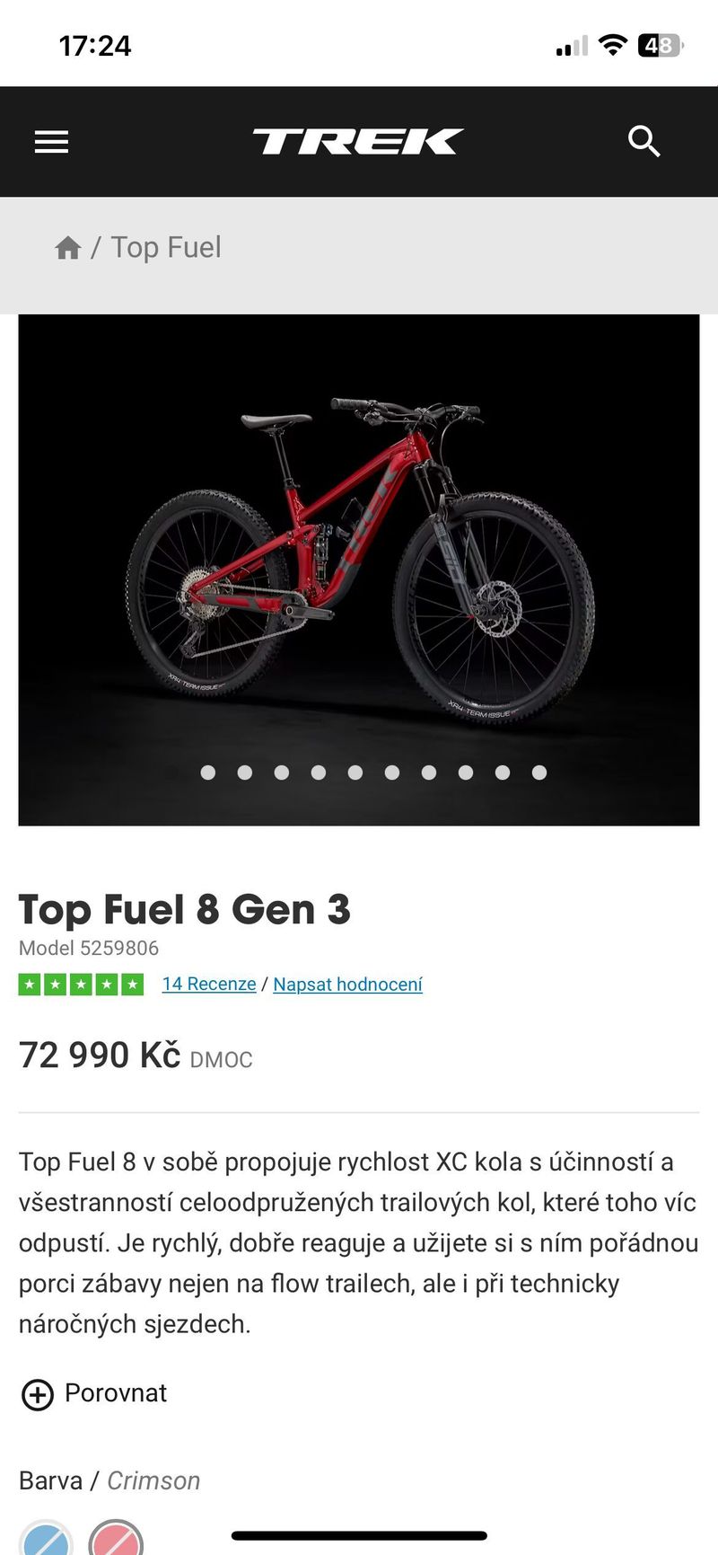 TREK TOP FUEL 8