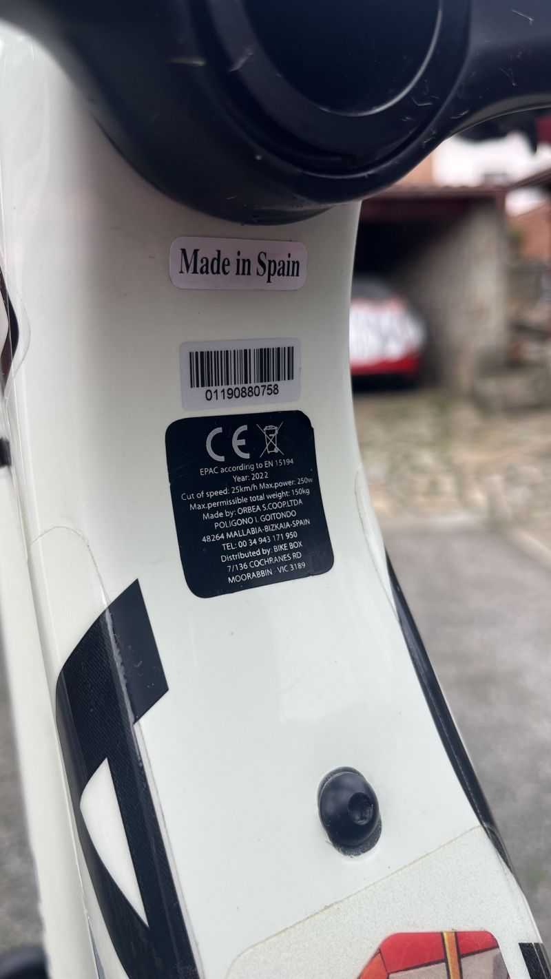 Orbea Rise M10 vel.M 19.2kg 2022