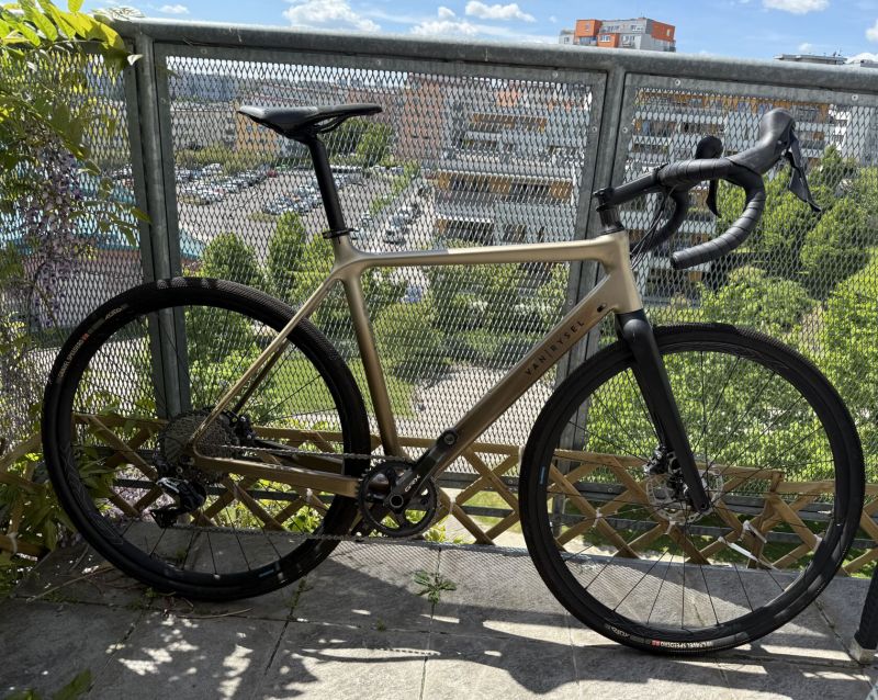 Karbonové Gravel kolo Van rysel