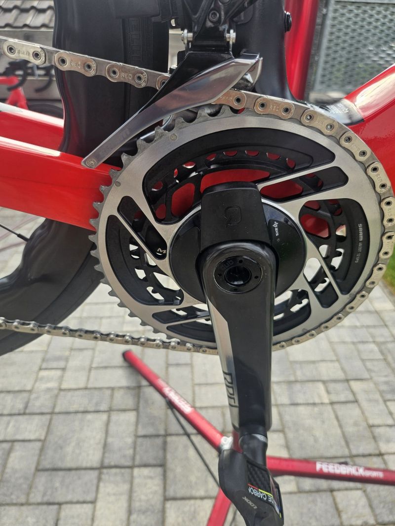 Pinarello Dogma F Sram Red AXS bicykel, sonic red