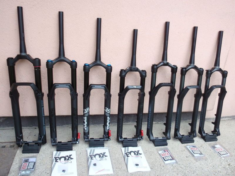 Nové vidlice Fox, Rock Shox, SR Suntour