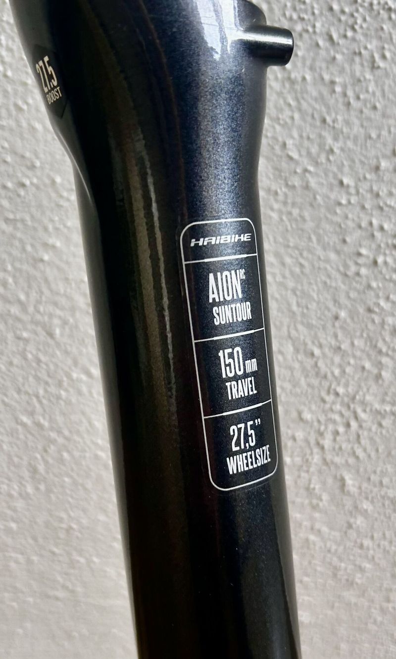 Vidlice Suntour AION RC 150mm 27,5”