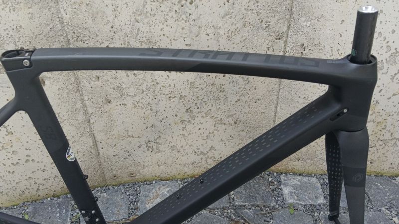 silniční celokarbonový rámová sada na diskové brzdy Polygon Stratos S8 Disc vel.50cm