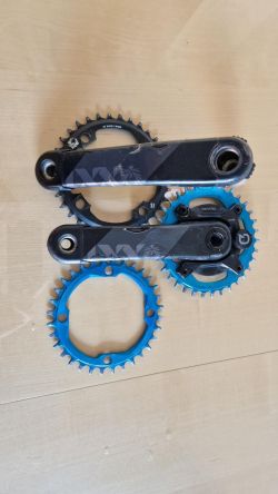 Kliky SRAM DUB BOOST XX1 /175 +Wattmetr QUARK