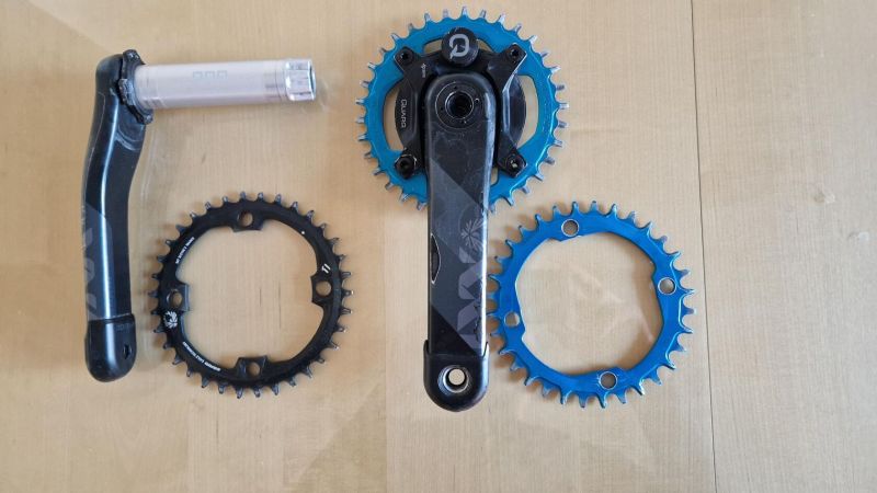 Kliky SRAM DUB BOOST XX1 /175 +Wattmetr QUARK