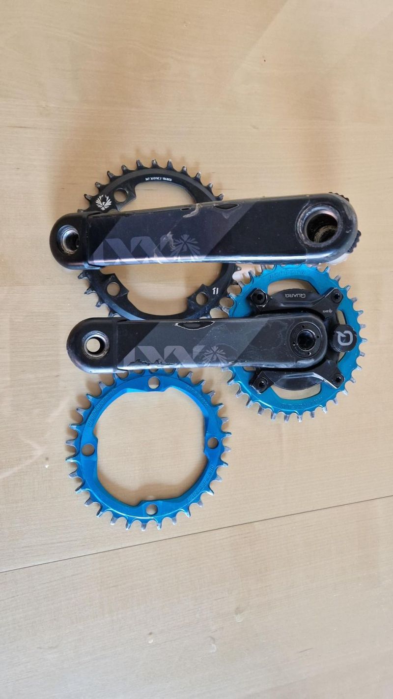 Kliky SRAM DUB BOOST XX1 /175 +Wattmetr QUARK