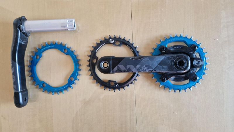 Kliky SRAM DUB BOOST XX1 /175 +Wattmetr QUARK