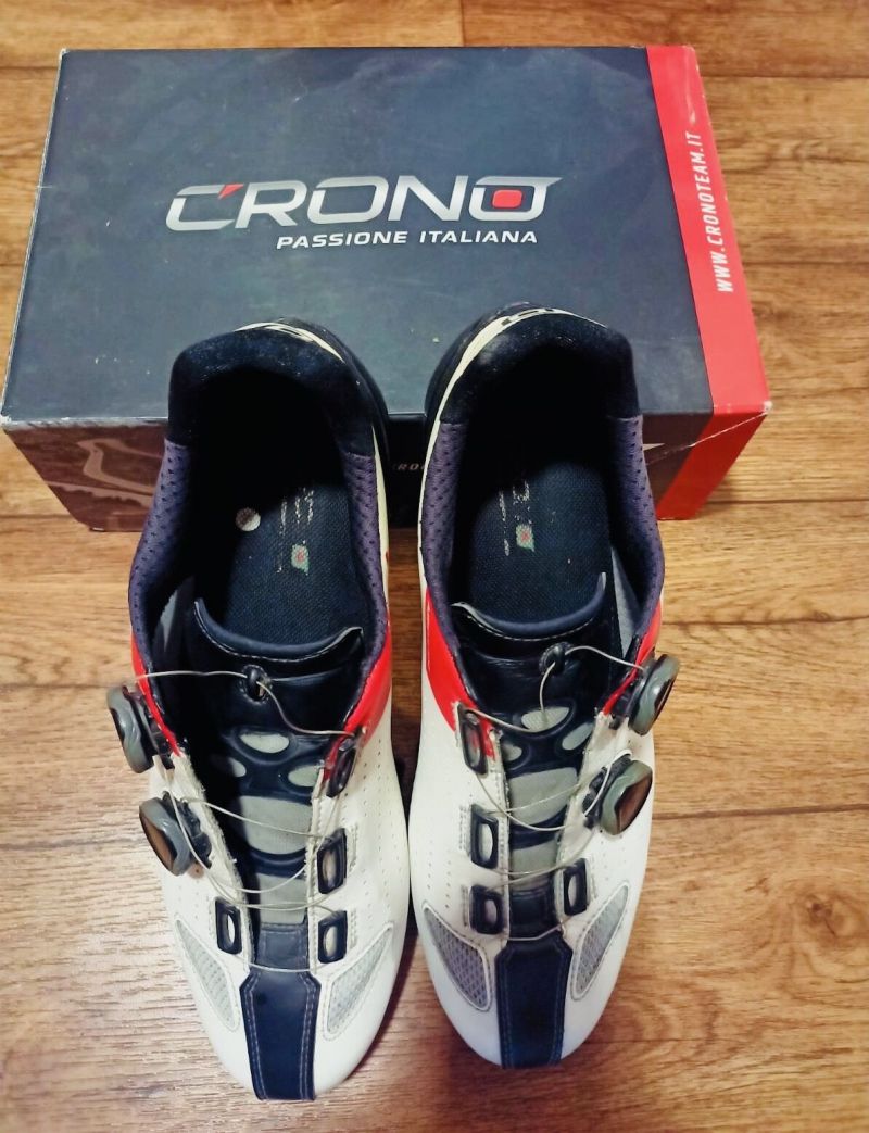Silniční tretry Crono Road CR2 White