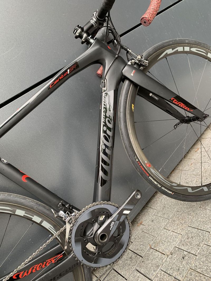Wilier Cento 1 SR - Sram - kola Miche SWR Italia Carbon (PC kol 49000,-kč) - 54 cm - stav 10/10