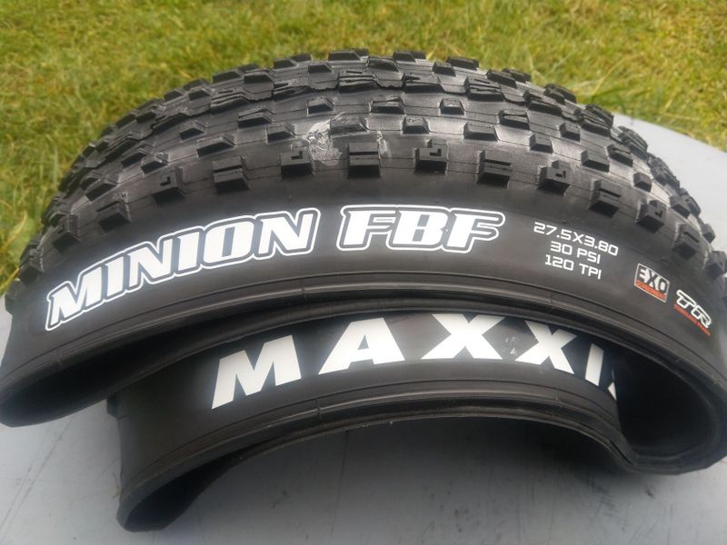 MAXXIS MINION FBF+FBR 27,5x3,80" FATBIKE
