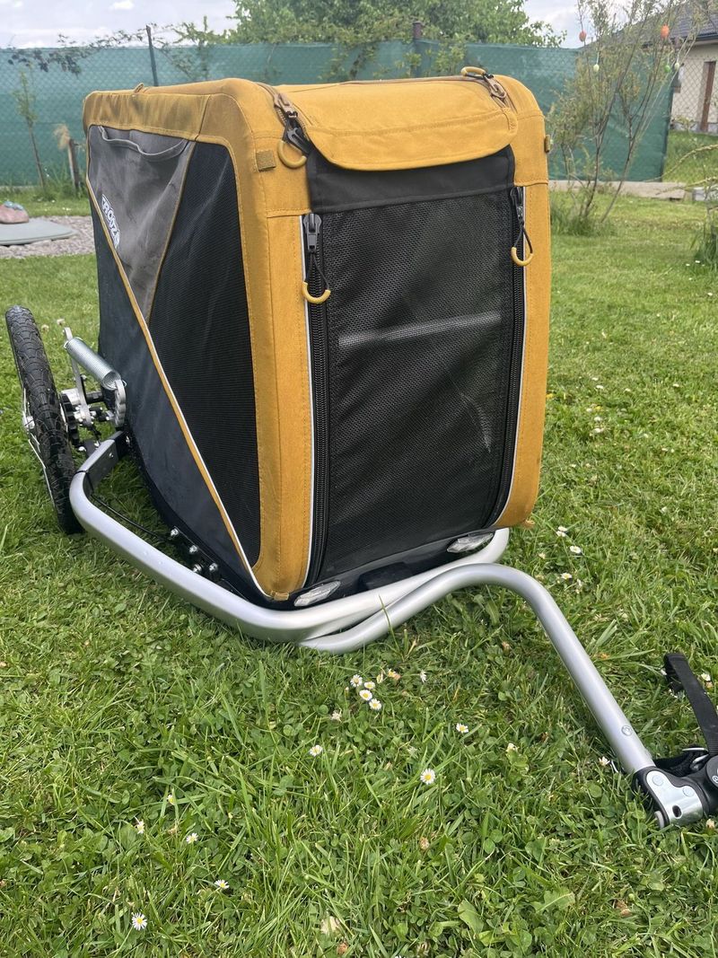 Přívěs pro psy Croozer Mikke – Sundown Yellow