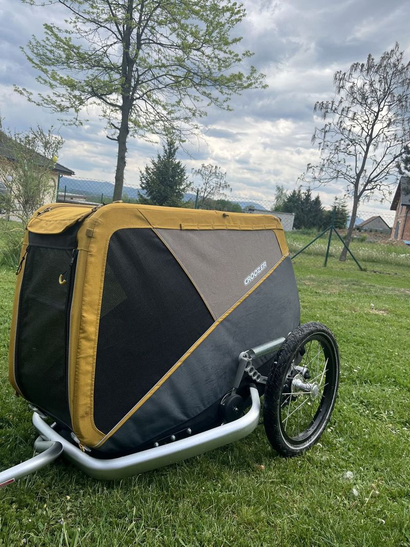 Přívěs pro psy Croozer Mikke – Sundown Yellow