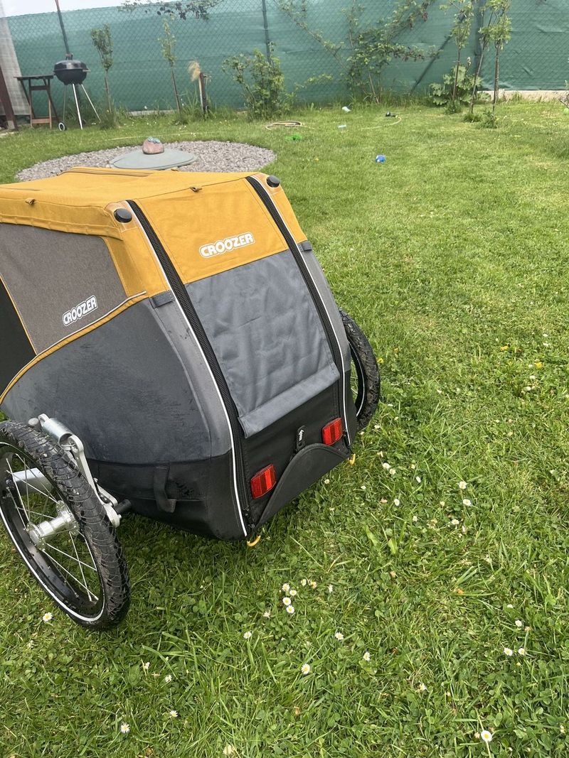 Přívěs pro psy Croozer Mikke – Sundown Yellow