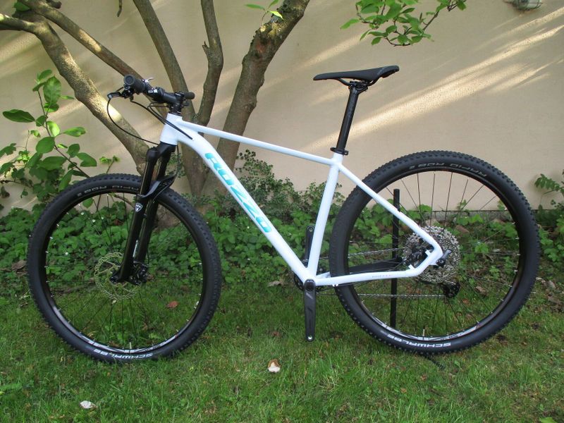 Nové 29" kolo ROZZO Grace 19", vzduchová vidlice Manitou Markhor air, Shimano Deore1x12, pevné osy