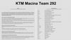 KTM Macina Team 292 2021