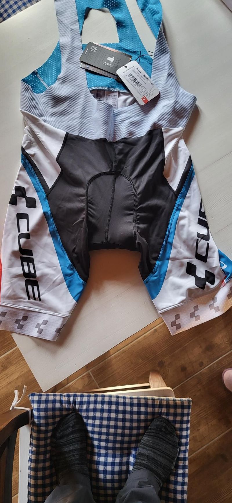 Nové cyklistické kalhoty CUBE-XL