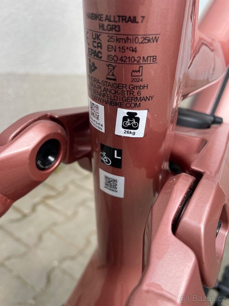 Nové elektrokolo HAIBIKE AllTrail 7 velikost L