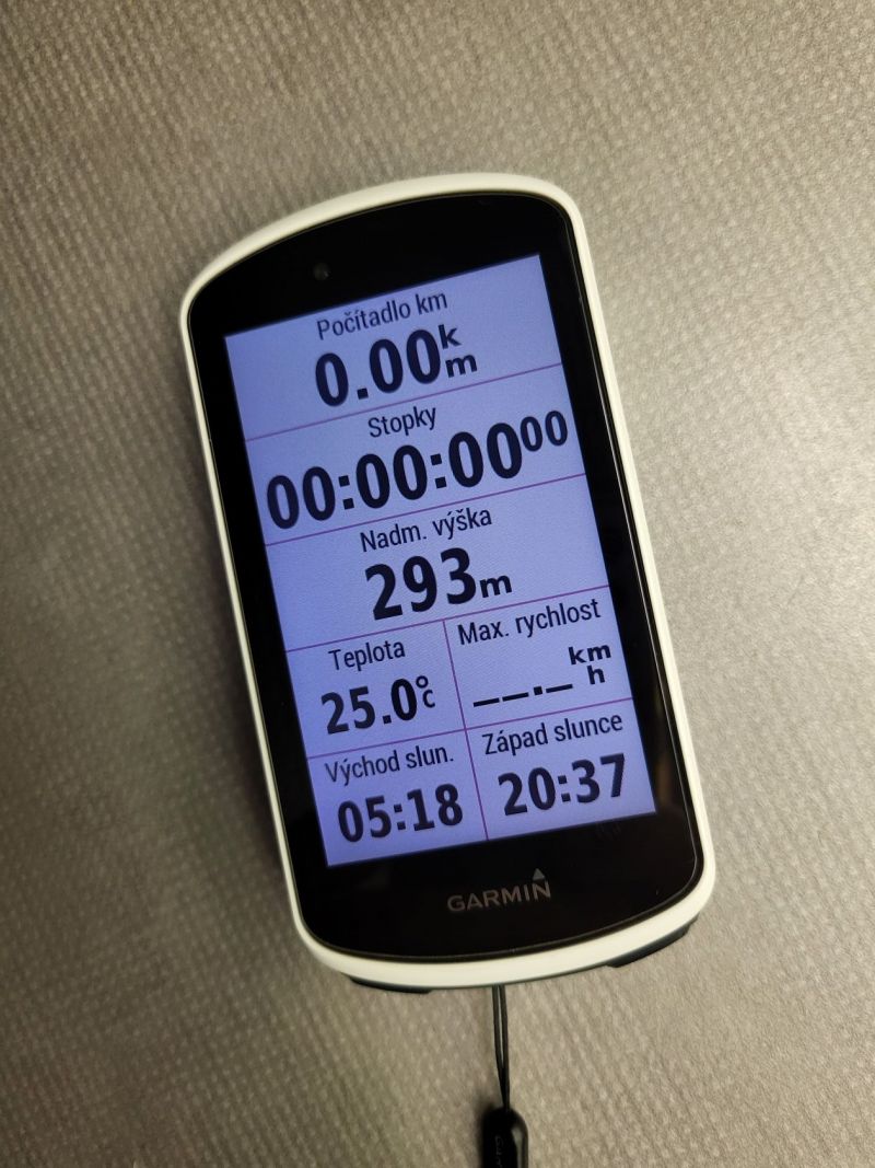 Mapový Garmin Edge 1030
