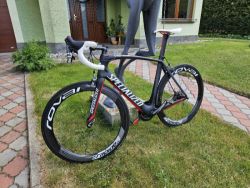 Specialized VENGE, karbon, kola ROVAL, SRAM force, najeto 1tis. km, už nejezdím...