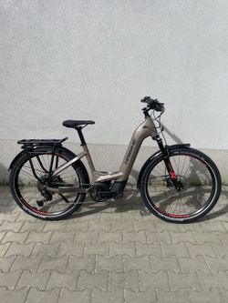 Nové elektrokolo HAIBIKE Trekking 8 Low i750 Wh - hnědá barva