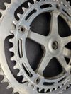 Kliky Campagnolo Super Record No Fluted, 1987, délka 172.5mm, převodníky 53/42