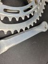 Kliky Campagnolo Super Record No Fluted, 1987, délka 172.5mm, převodníky 53/42