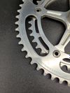 Kliky Campagnolo Super Record No Fluted, 1987, délka 172.5mm, převodníky 53/42