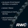 Voskování řetězu 
