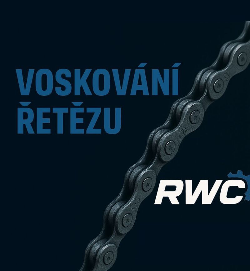 Voskování řetězu 