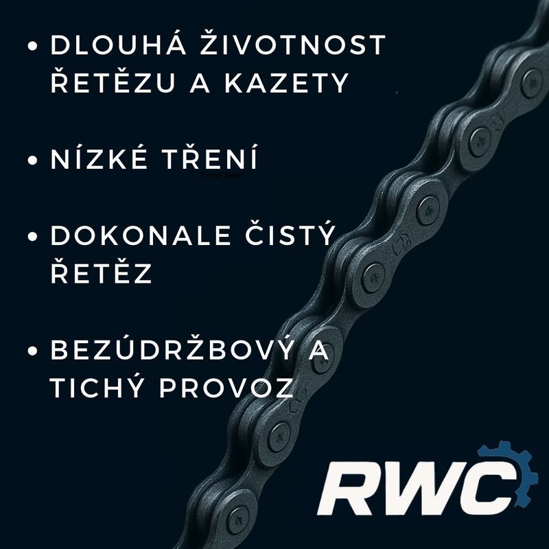 Voskování řetězu 