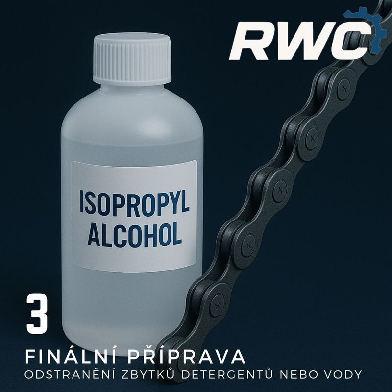 Voskování řetězu 