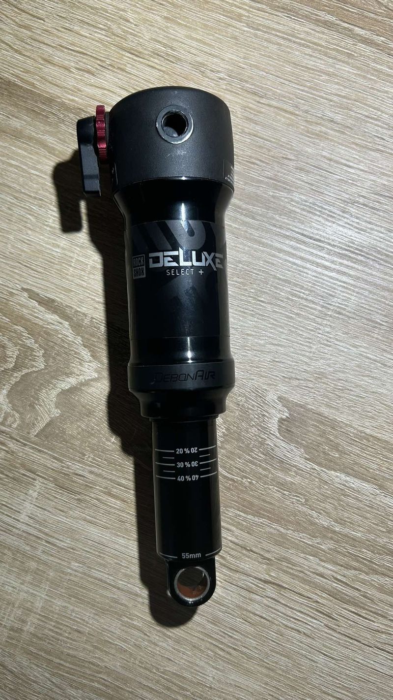 RockShox Deluxe Select + Trunnion, 185x55mm