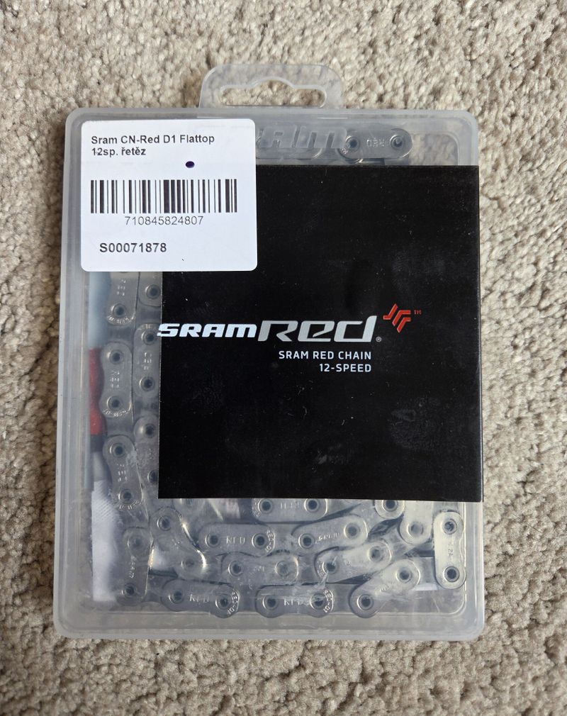 Řetěz SRAM RED D1 Flattop 12s 114 čl. – nový, nerozbalený