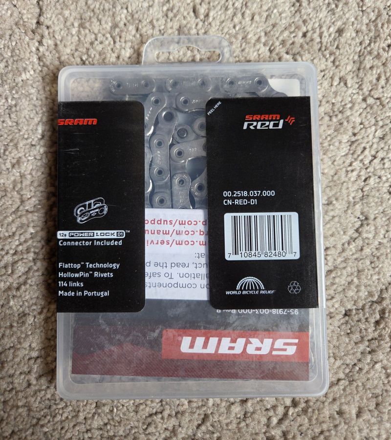 Řetěz SRAM RED D1 Flattop 12s 114 čl. – nový, nerozbalený