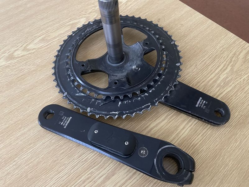 Prodám kliky Dura Ace 9100 53x39 s wattmetrem v levé klice