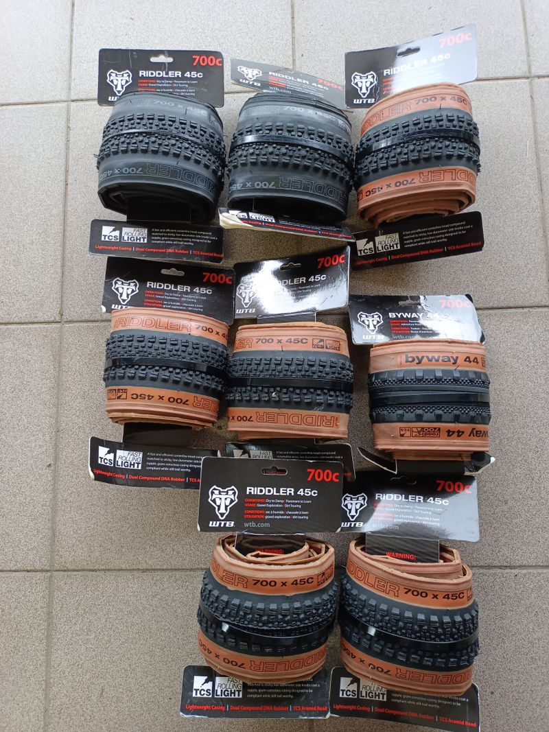 Gravel pláště WTB - nové 