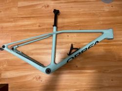 Karbonový rám ORBEA ALMA rok 2022, barva Ice Green, velkost M, TOP STAV !!!