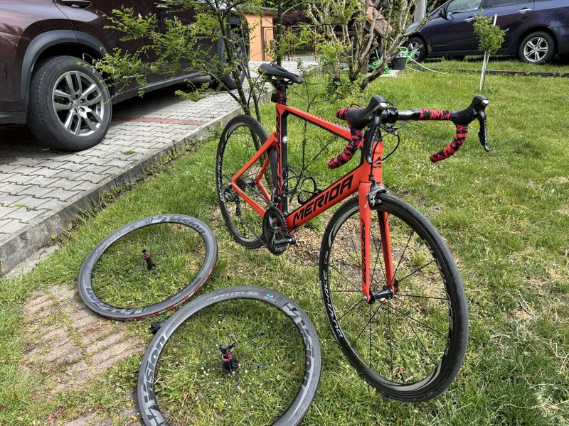 Merida Reacto 5000 velikost M/L barva cihlově červená. 