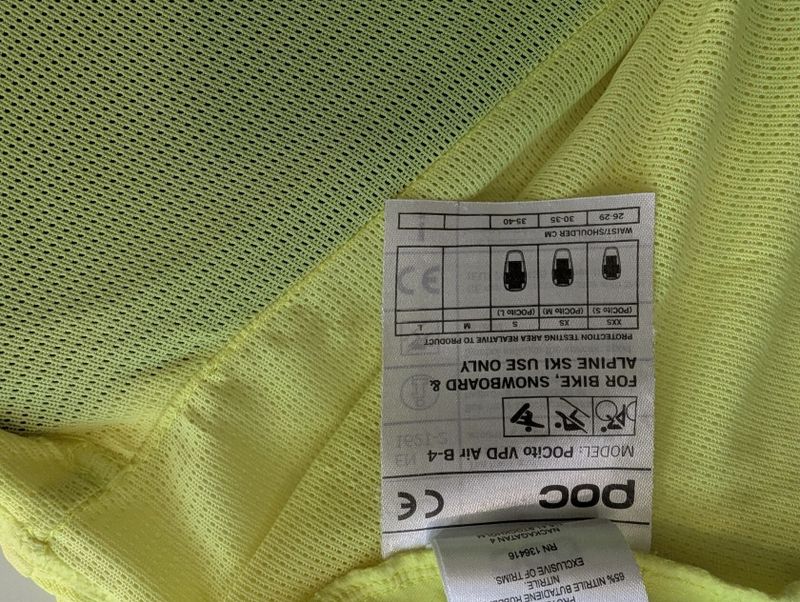POC POCito VPD Air Vest žlutá/zelená