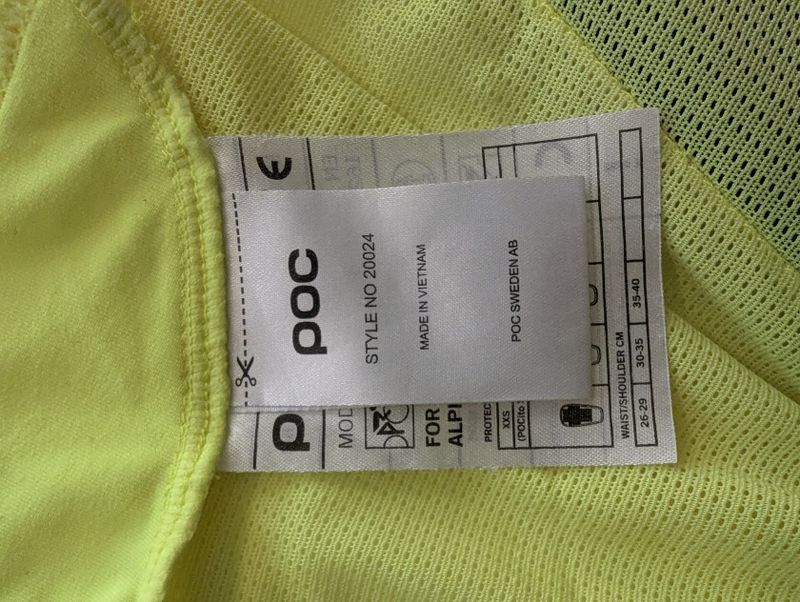 POC POCito VPD Air Vest žlutá/zelená