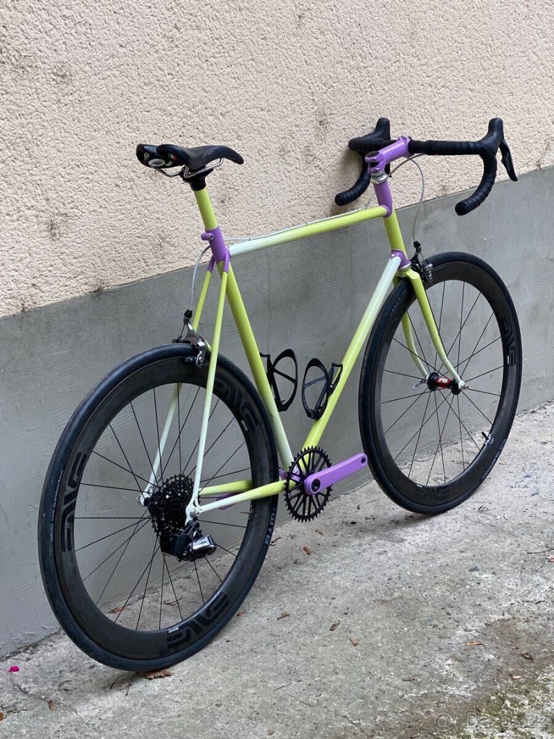 Šírer silniční rám XL (oria ocel), SRAM etap / Axs