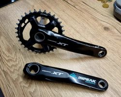 Kliky Shimano XT (FC-M8000) / 175 mm s Wattmetrem INPEAK