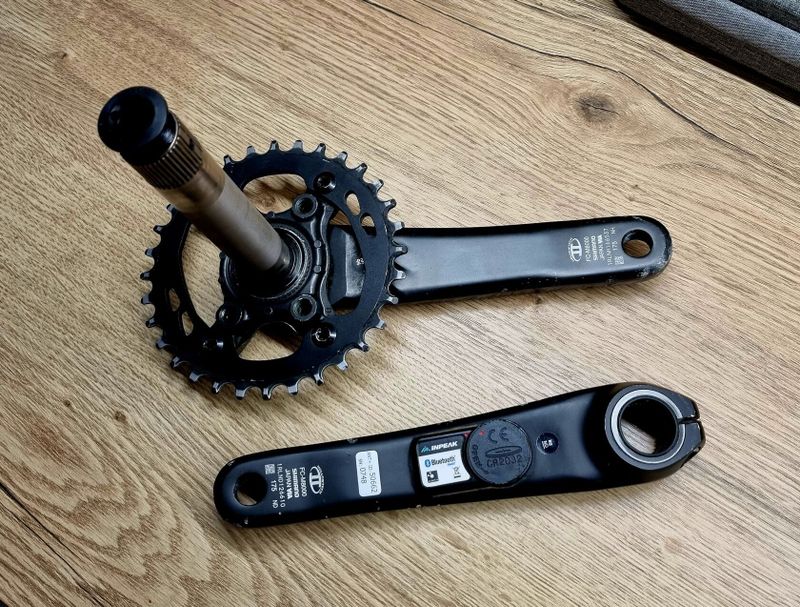 Kliky Shimano XT (FC-M8000) / 175 mm s Wattmetrem INPEAK