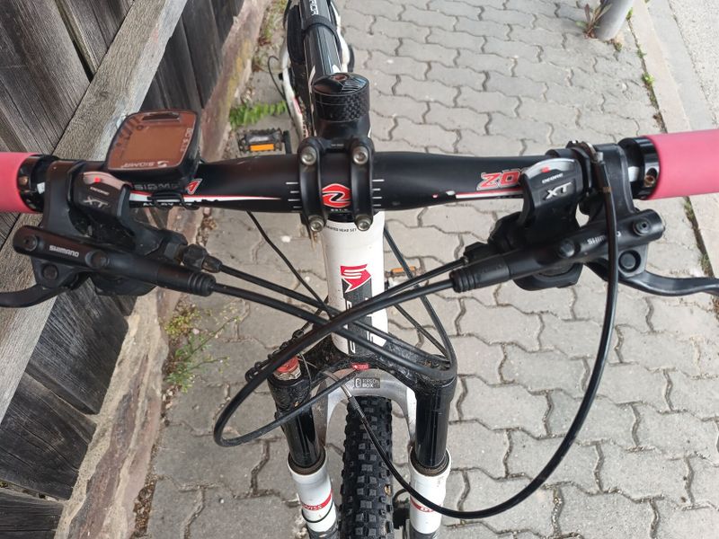 MTB kolo Superior XP 950 na opravu/ díly - rám poškozen u patky