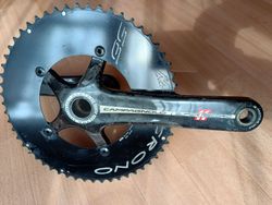 Kliky na časovku Campagnolo Super Record Carbon 180mm 56/39