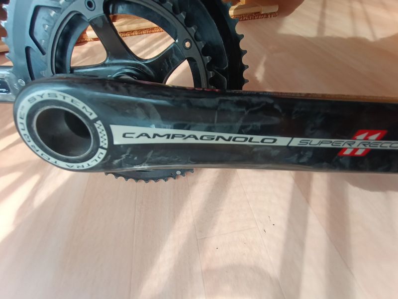 Kliky na časovku Campagnolo Super Record Carbon 180mm 56/39
