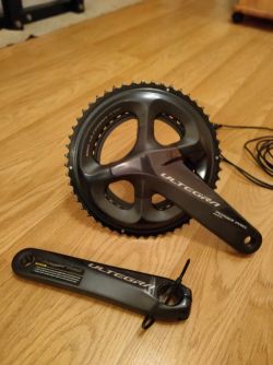Oboustranný wattmetr Giant ultegra R8000 52x36 172,5mm, pro 11s