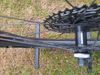 Zadní zapletené kolo, včetně pláště zn. Schwalbe a kazety Sram