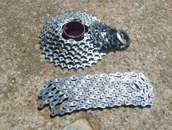 Sram PG 990 + Dura ACE 