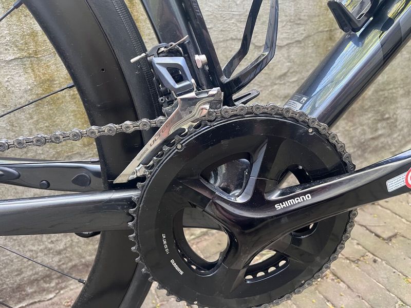 Karbonové kolo Giant TCR Advanced disk 1+PRO compact, 2x11s Ultegra, vel.L, škrábanec - horni trubka